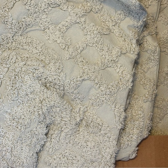 Trevor Collection 100% Cotton Tufted Unique Luxurious Bedspread & Sham Set Sage - Picture 6 of 11